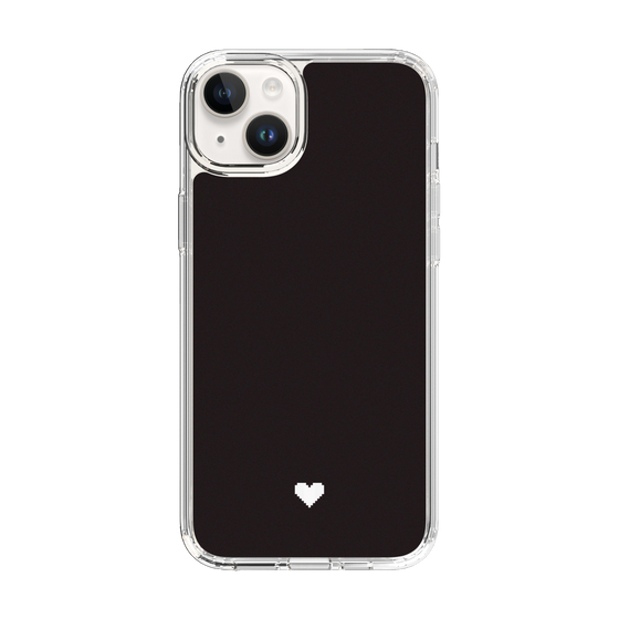 Slim Protection Case［ Original - Favorite Color Heart - Black ］