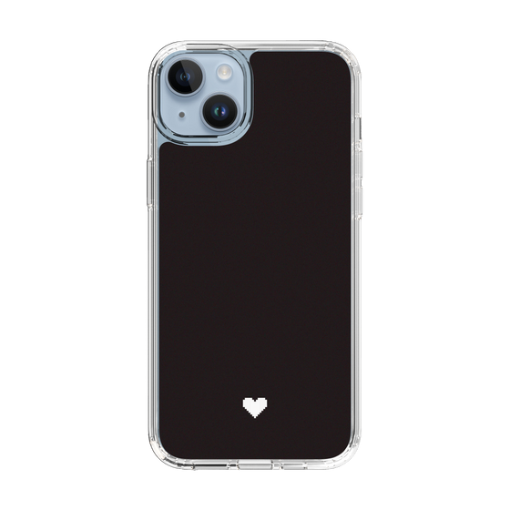 Slim Protection Case［ Original - Favorite Color Heart - Black ］