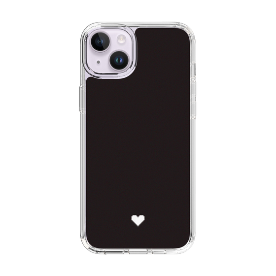 Slim Protection Case［ Original - Favorite Color Heart - Black ］