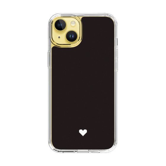 Slim Protection Case［ Original - Favorite Color Heart - Black ］