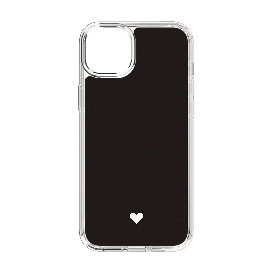 Slim Protection Case［ Original - Favorite Color Heart - Black ］