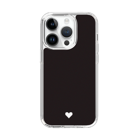 Slim Protection Case［ Original - Favorite Color Heart - Black ］