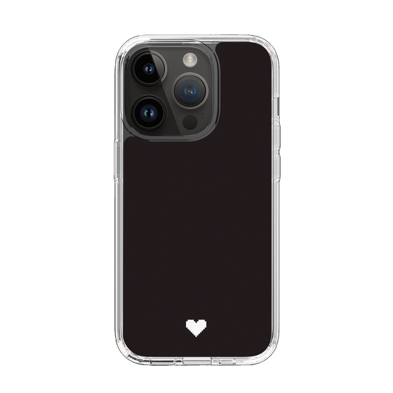 Slim Protection Case［ Original - Favorite Color Heart - Black ］