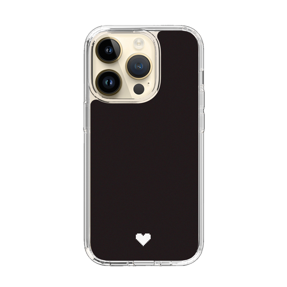 Slim Protection Case［ Original - Favorite Color Heart - Black ］