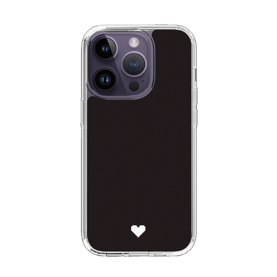 Slim Protection Case［ Original - Favorite Color Heart - Black ］