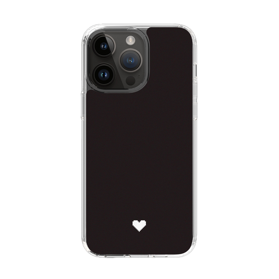Slim Protection Case［ Original - Favorite Color Heart - Black ］