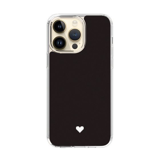 Slim Protection Case［ Original - Favorite Color Heart - Black ］