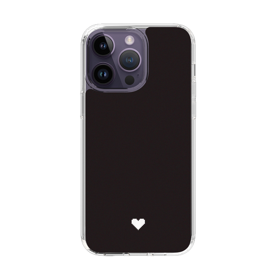 Slim Protection Case［ Original - Favorite Color Heart - Black ］