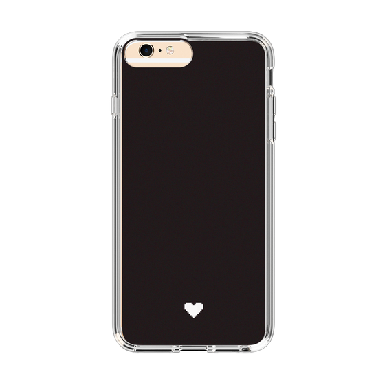Slim Protection Case［ Original - Favorite Color Heart - Black ］