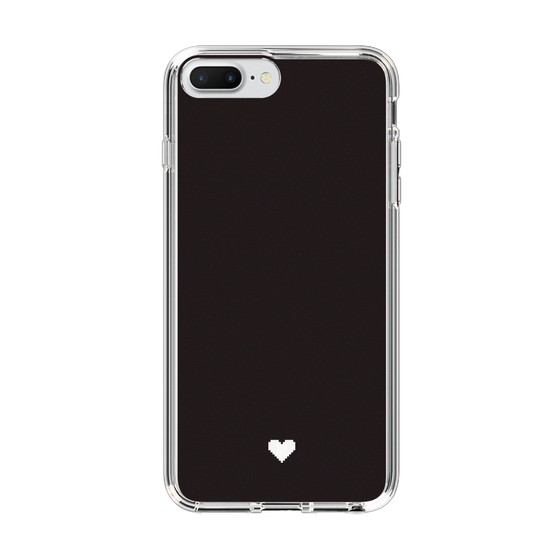 Slim Protection Case［ Original - Favorite Color Heart - Black ］