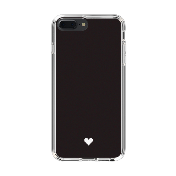 Slim Protection Case［ Original - Favorite Color Heart - Black ］