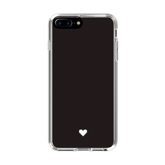 Slim Protection Case［ Original - Favorite Color Heart - Black ］