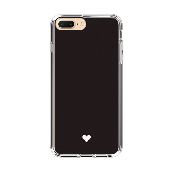 Slim Protection Case［ Original - Favorite Color Heart - Black ］