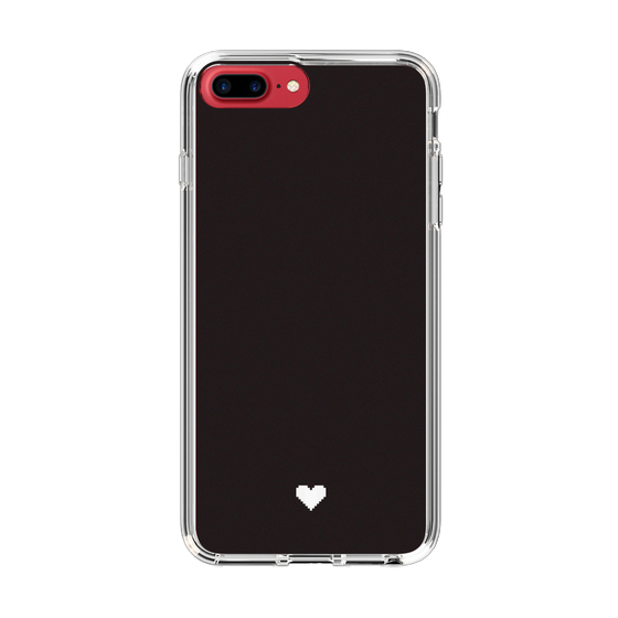 Slim Protection Case［ Original - Favorite Color Heart - Black ］