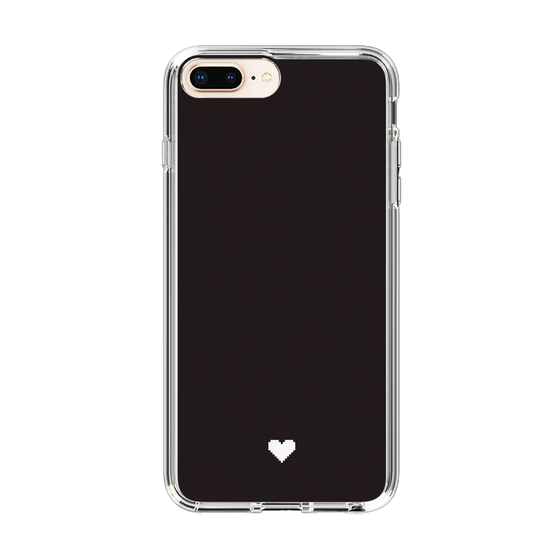 Slim Protection Case［ Original - Favorite Color Heart - Black ］
