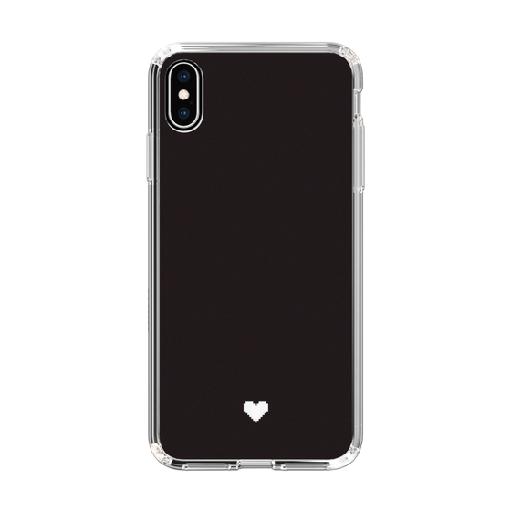 Slim Protection Case［ Original - Favorite Color Heart - Black ］