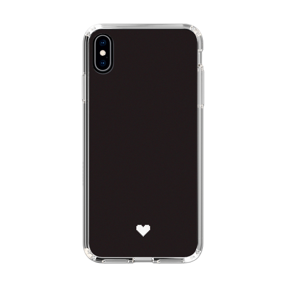 Slim Protection Case［ Original - Favorite Color Heart - Black ］