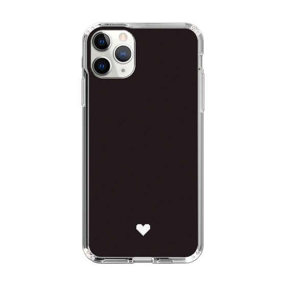 Slim Protection Case［ Original - Favorite Color Heart - Black ］