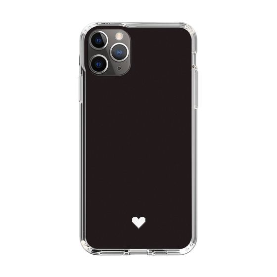 Slim Protection Case［ Original - Favorite Color Heart - Black ］