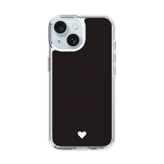 Slim Protection Case［ Original - Favorite Color Heart - Black ］