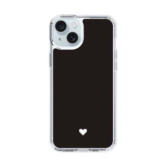 Slim Protection Case［ Original - Favorite Color Heart - Black ］