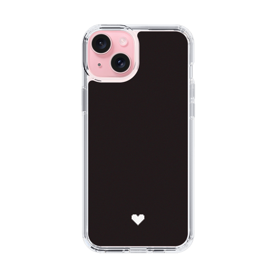 Slim Protection Case［ Original - Favorite Color Heart - Black ］