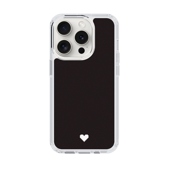 Slim Protection Case［ Original - Favorite Color Heart - Black ］