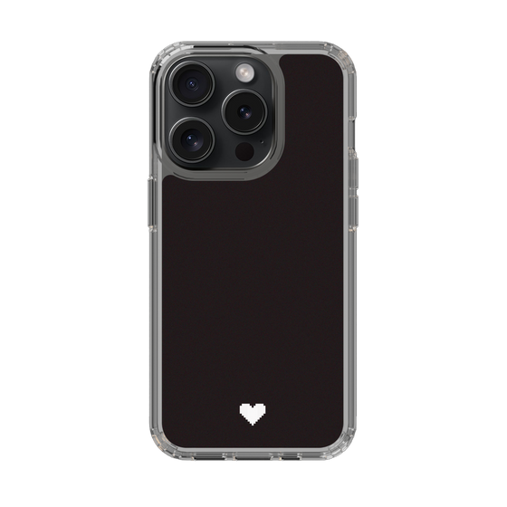 Slim Protection Case［ Original - Favorite Color Heart - Black ］