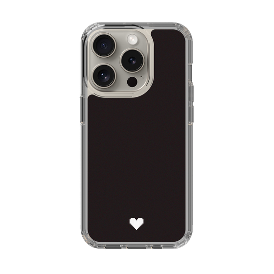 Slim Protection Case［ Original - Favorite Color Heart - Black ］