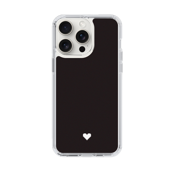 Slim Protection Case［ Original - Favorite Color Heart - Black ］