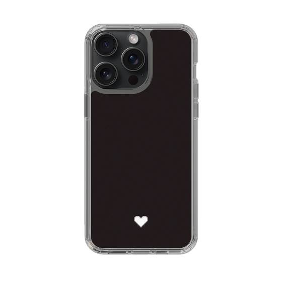 Slim Protection Case［ Original - Favorite Color Heart - Black ］