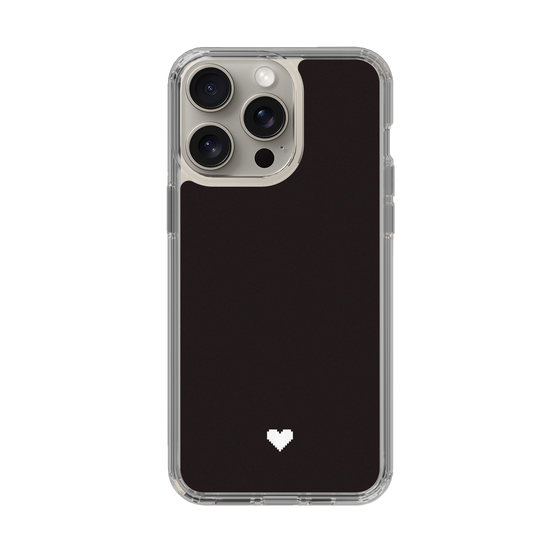 Slim Protection Case［ Original - Favorite Color Heart - Black ］