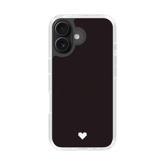 Slim Protection Case［ Original - Favorite Color Heart - Black ］