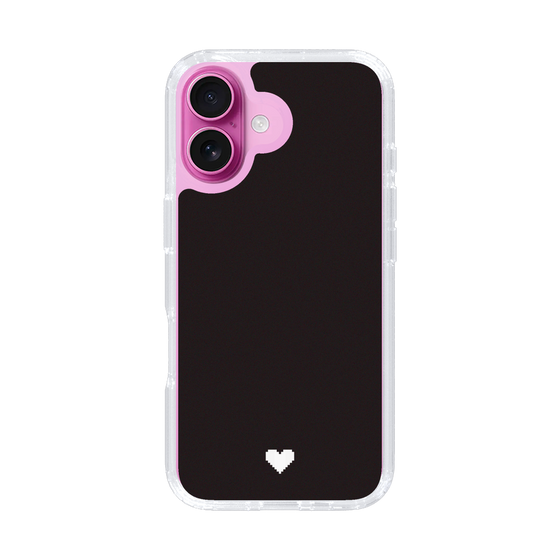 Slim Protection Case［ Original - Favorite Color Heart - Black ］