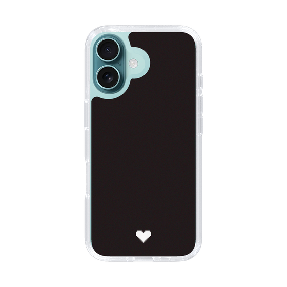 Slim Protection Case［ Original - Favorite Color Heart - Black ］