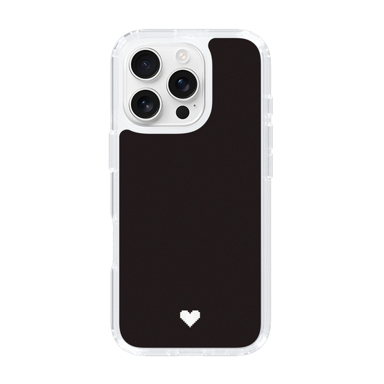 Slim Protection Case［ Original - Favorite Color Heart - Black ］