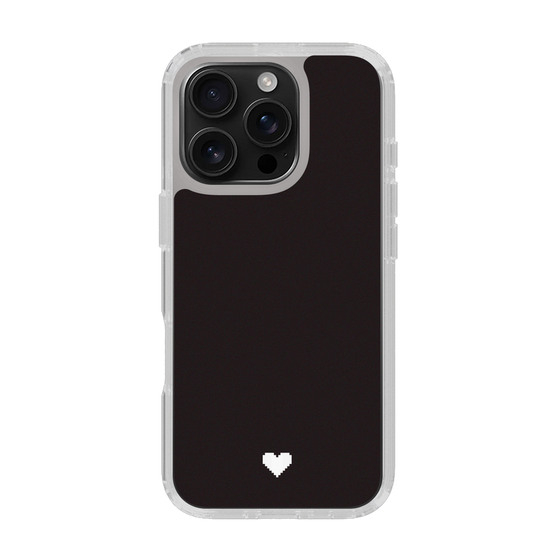 Slim Protection Case［ Original - Favorite Color Heart - Black ］
