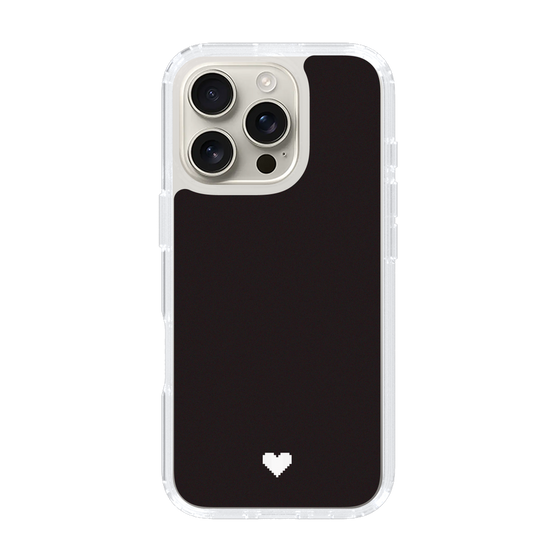 Slim Protection Case［ Original - Favorite Color Heart - Black ］