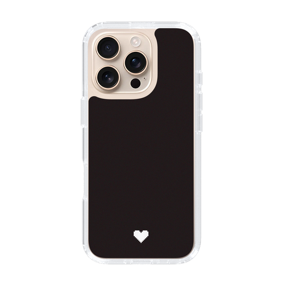 Slim Protection Case［ Original - Favorite Color Heart - Black ］