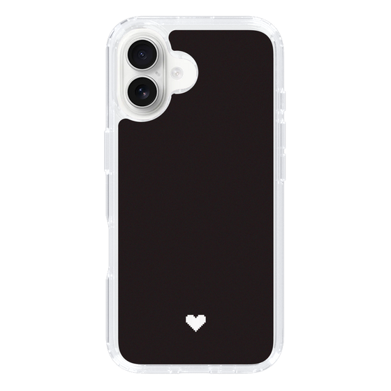 Slim Protection Case［ Original - Favorite Color Heart - Black ］