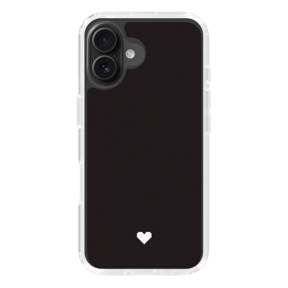 Slim Protection Case［ Original - Favorite Color Heart - Black ］