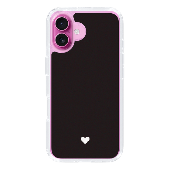 Slim Protection Case［ Original - Favorite Color Heart - Black ］