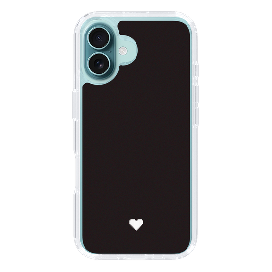 Slim Protection Case［ Original - Favorite Color Heart - Black ］