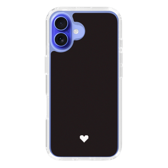 Slim Protection Case［ Original - Favorite Color Heart - Black ］