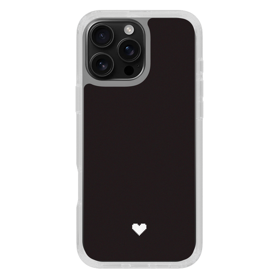 Slim Protection Case［ Original - Favorite Color Heart - Black ］