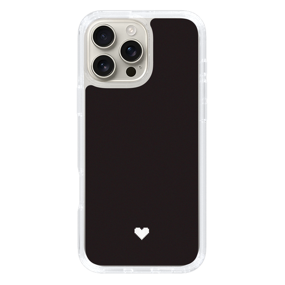 Slim Protection Case［ Original - Favorite Color Heart - Black ］