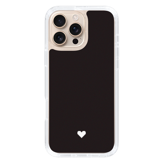 Slim Protection Case［ Original - Favorite Color Heart - Black ］