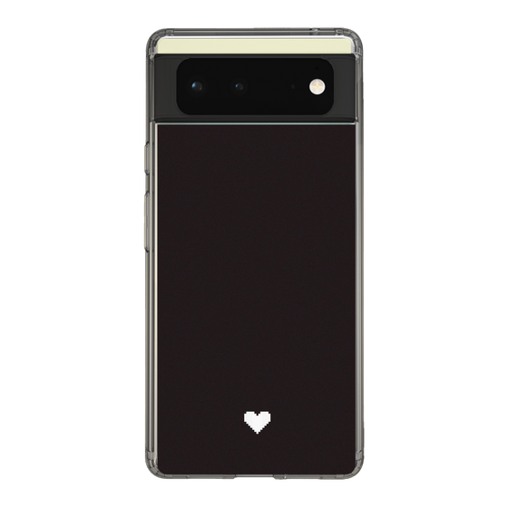 Slim Protection Case［ Original - Favorite Color Heart - Black ］