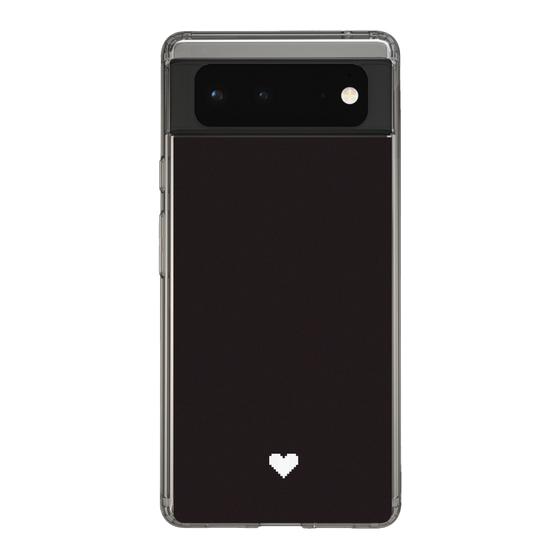 Slim Protection Case［ Original - Favorite Color Heart - Black ］