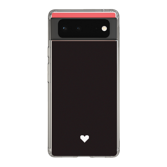 Slim Protection Case［ Original - Favorite Color Heart - Black ］